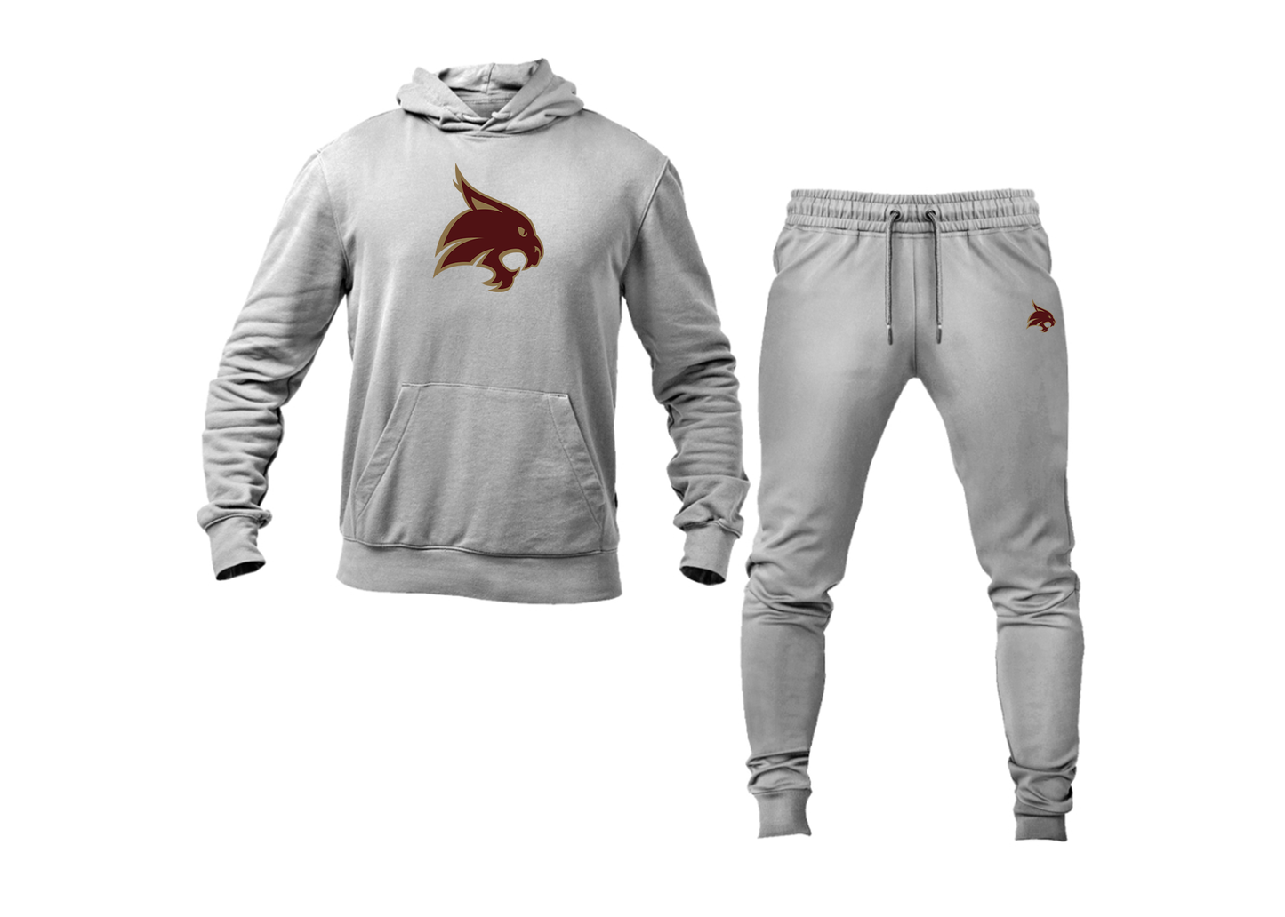 Men's Texas State Bobcats Hoodie Joggers Set