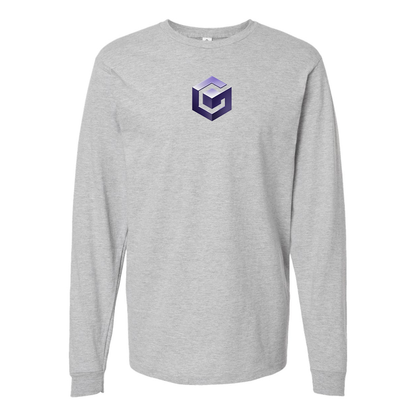 Men's Nintendo GameCube Logo  Cotton Long Sleeve T-Shirt