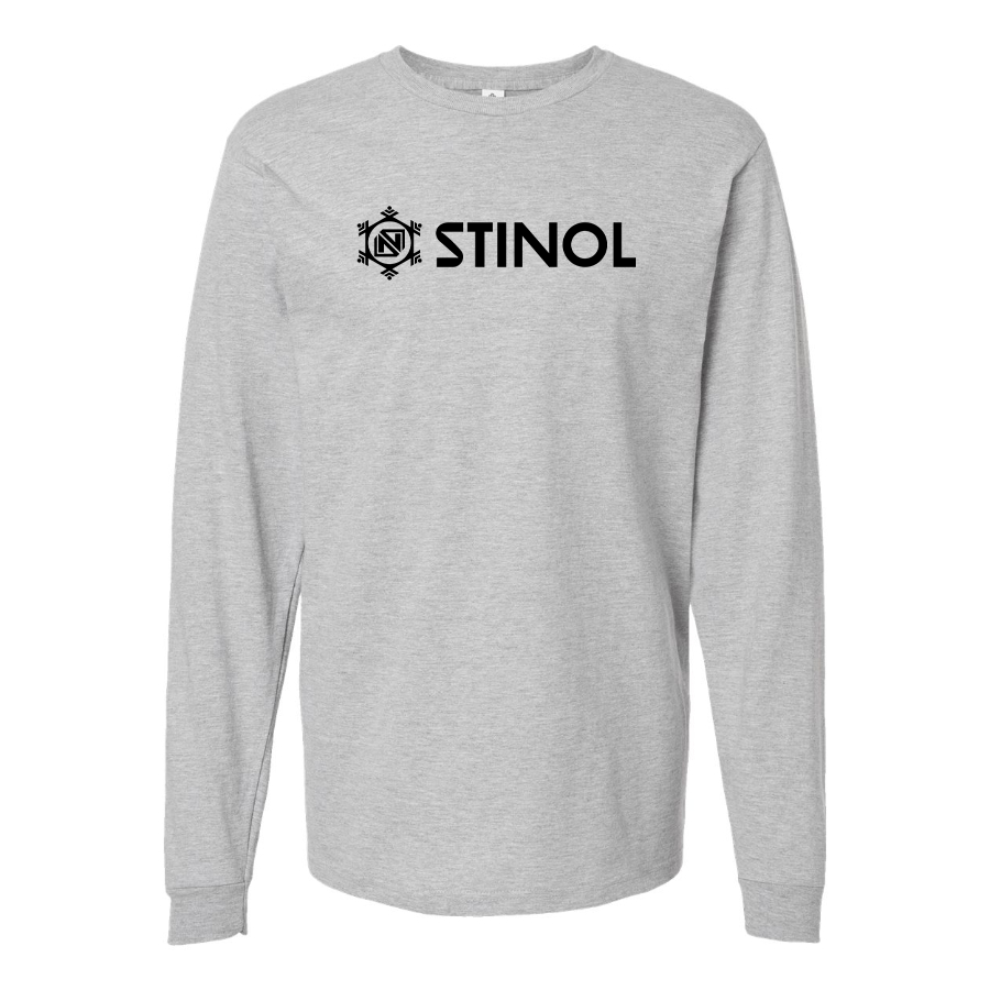 Men's  Stinol Logo Cotton Long Sleeve T-Shirt
