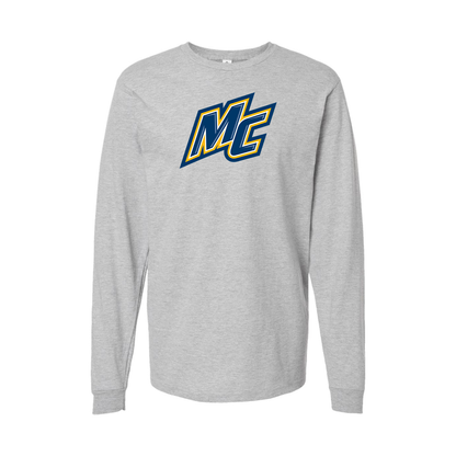 Youth Merrimack Warriors Logo Cotton Long Sleeve T-Shirt