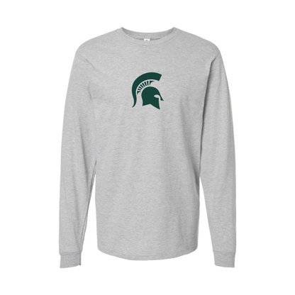 Youth Michigan State Spartans Logo Cotton Long Sleeve T-Shirt