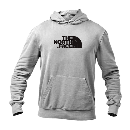 Men's The North Face Black Logo white Pullover Hoodie