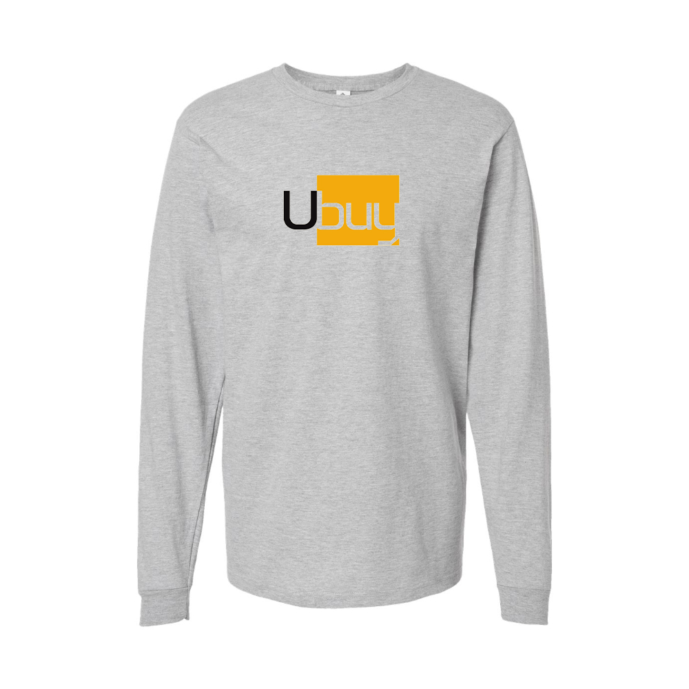 Youth Ubuy Logo Cotton Long Sleeve T-Shirt