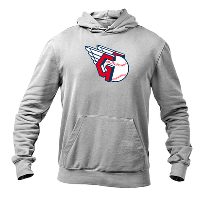 Men's Cleveland Guardians Logo Pullover Hoodie