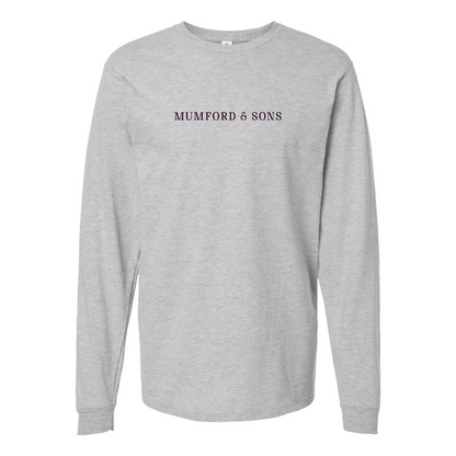 Youth Mumford & Sons Logo Cotton Long Sleeve T-Shirt