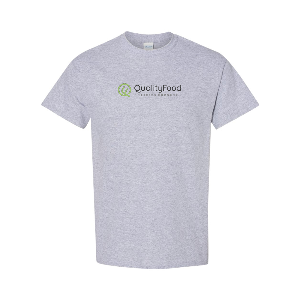 Men's Quality Food Logo Cotton T-Shirt