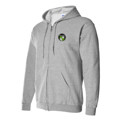 Men's Puch Logo Zipper Hoodie
