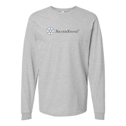 Men's SilverStone Logo Cotton Long Sleeve T-Shirt