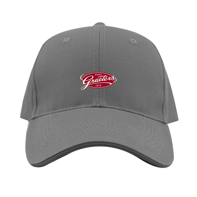 Graeters Logo  Dad Baseball Cap Hat