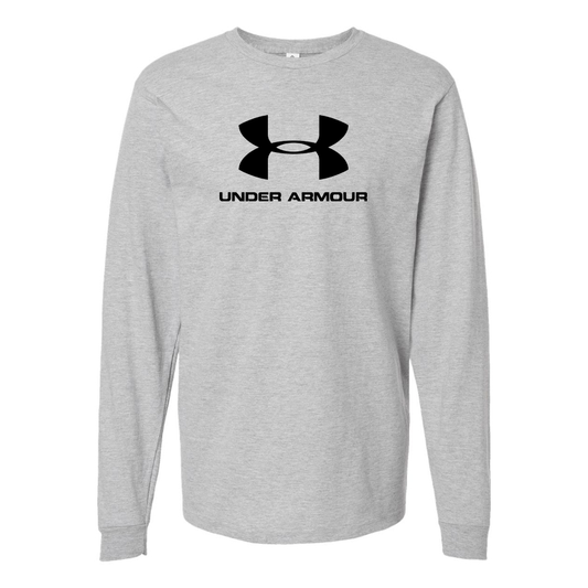 Youth  Under Armour Logo Cotton Long Sleeve T-Shirt
