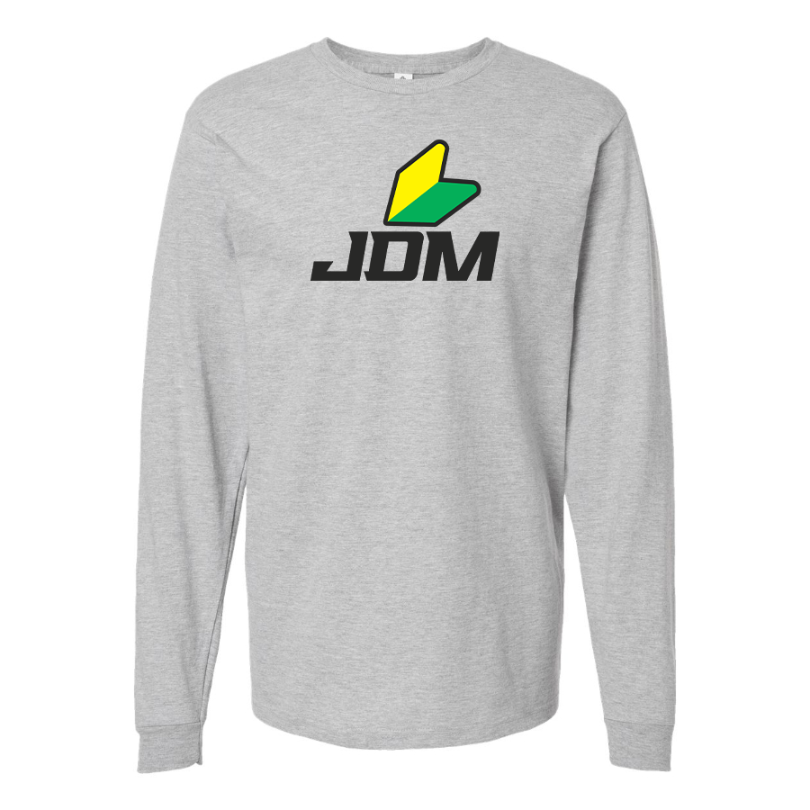 Men's JDM  Logo Cotton Long Sleeve T-Shirt