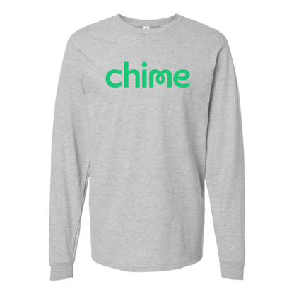 Men's Chime Logo Cotton Long Sleeve T-Shirt