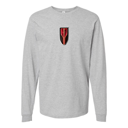 Youth Hongqi Logo Cotton Long Sleeve T-Shirt