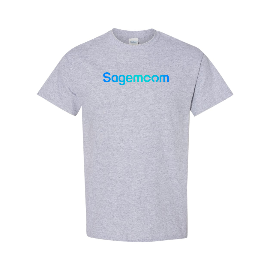 Men's Sagemcom Logo  Cotton T-Shirt