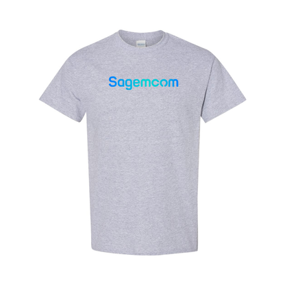 Men's Sagemcom Logo  Cotton T-Shirt