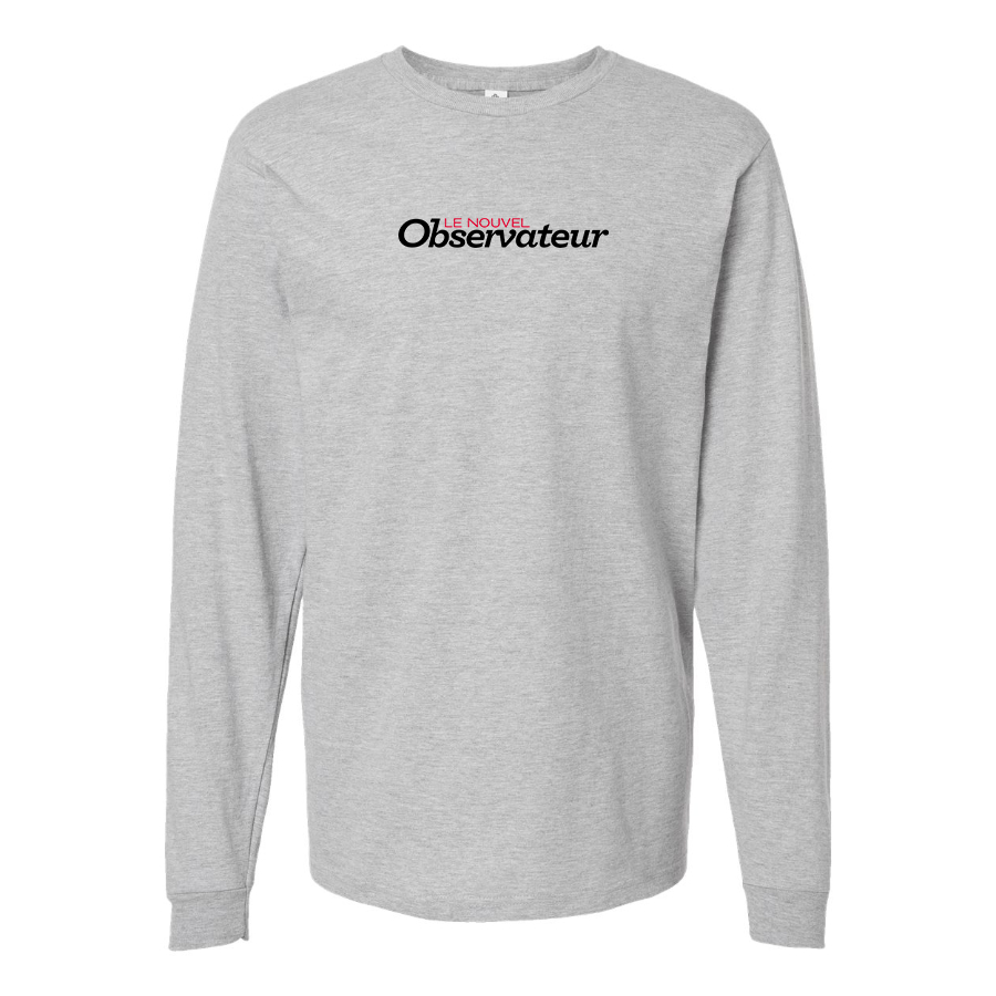 Youth Le Nouvel Observateur Logo  Long sleeves