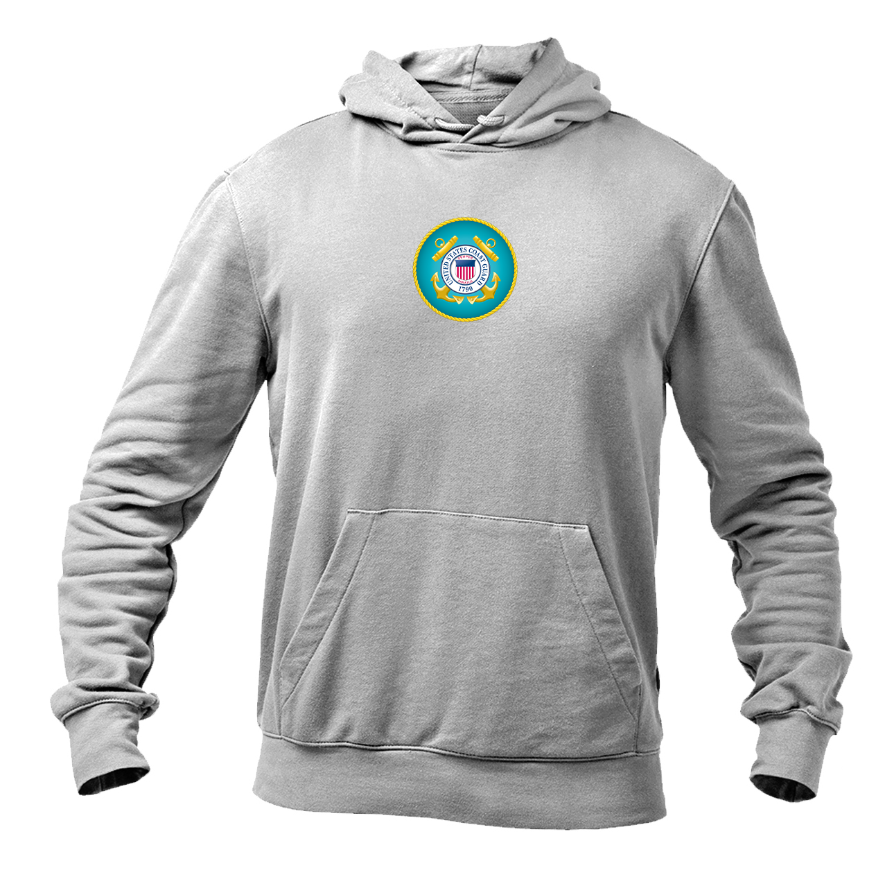 Men's Coast Guard Logo  Pullover Hoodie