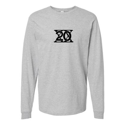 Youth Twentieth Century Motor Car Corporation Logo Cotton Long Sleeve T-Shirt