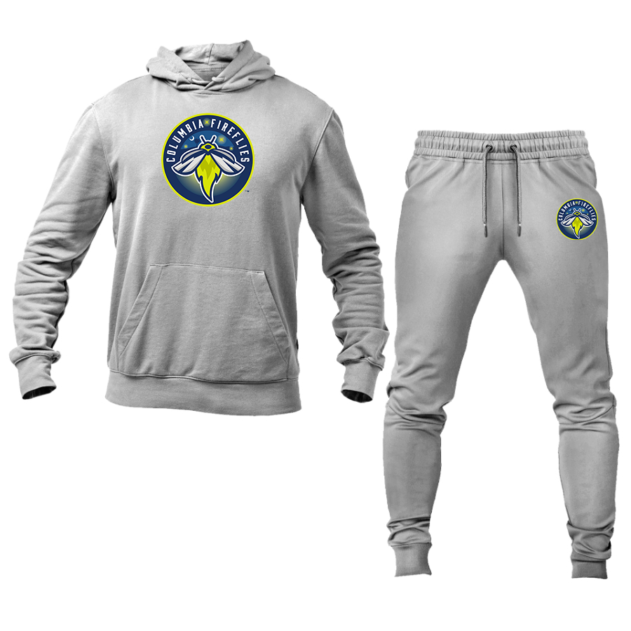 Men's Columbia Fireflies Logo Hoodie Joggers Set