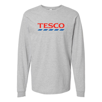 Men's Tesco Logo Long Sleeve T-Shirt