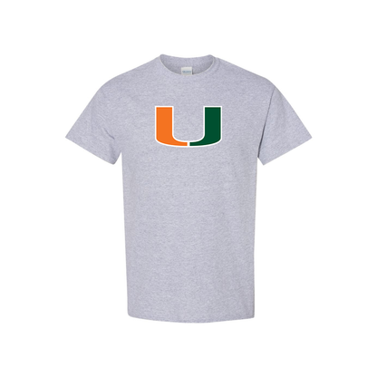 Men's Miami Hurricanes Logo Cotton T-Shirt
