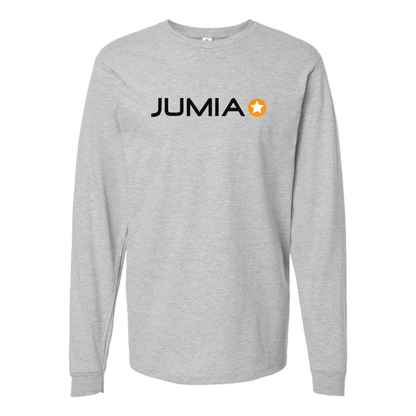 Men's Jumia Logo Cotton Long Sleeve T-Shirt