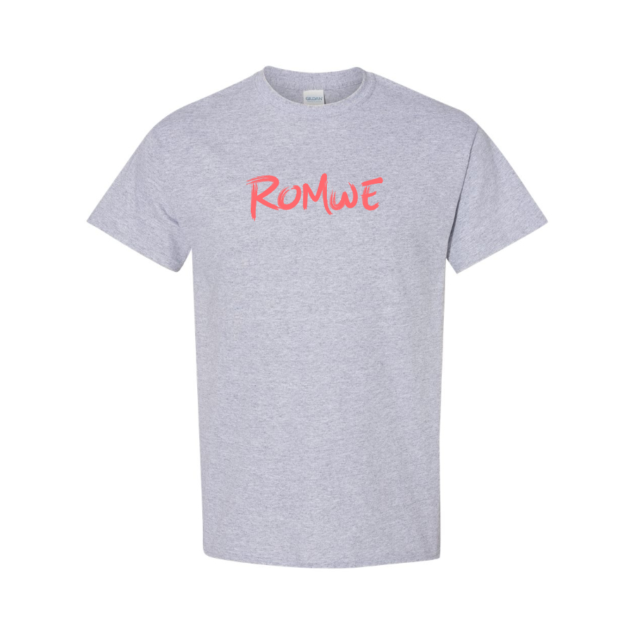 Men's Romwe Logo Cotton T-Shirt