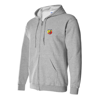 Men's  Abarth Logo Zipper Hoodie