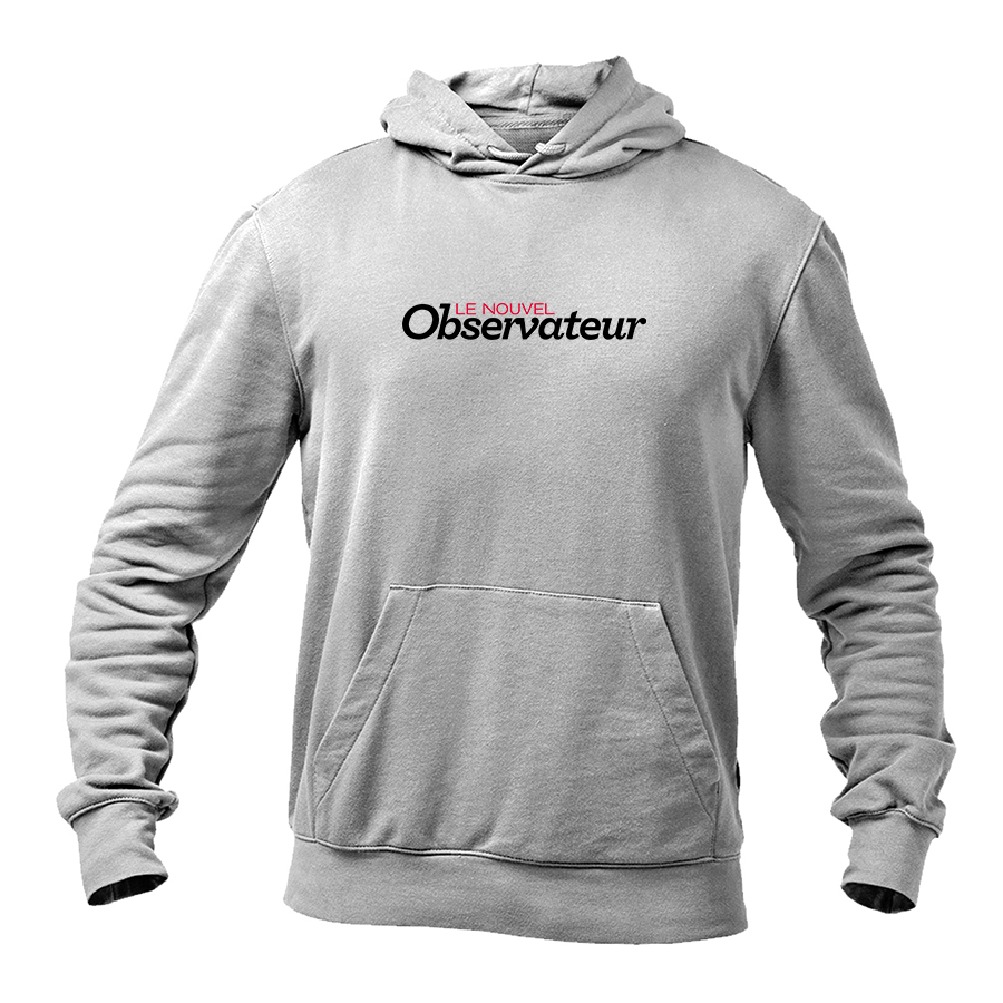 Men's Le Nouvel Observateur Logo  Pullover Hoodie