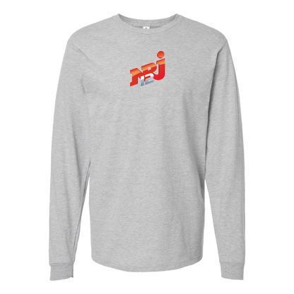 Men's NRJ 12 Logo Cotton Long Sleeve T-Shirt