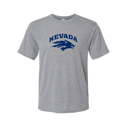 Men's Nevada Wolf Pack Logo Polyester T-Shirt