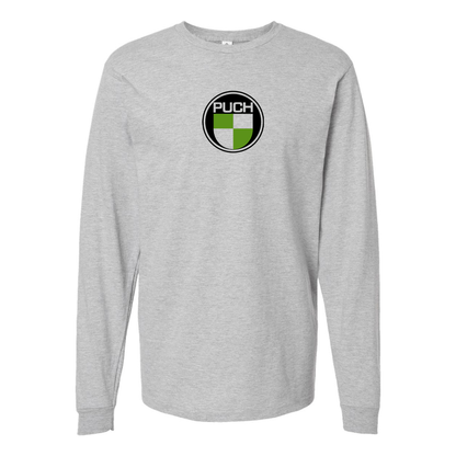 Men's Puch Logo Cotton Long Sleeve T-Shirt
