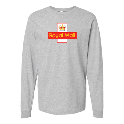 Men's  Royal Mail    Logo Cotton Long Sleeve T-Shirt