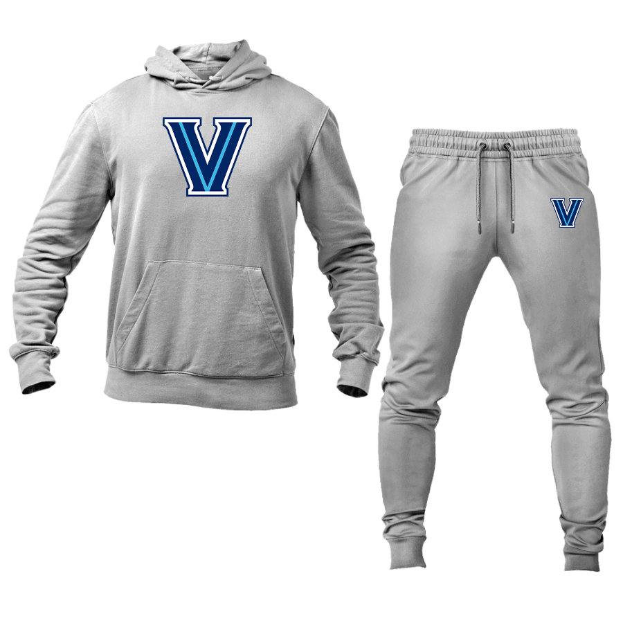 Men's Villanova Wildcats Logo Hoodie Joggers Set