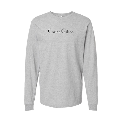 Youth Carine Gilson Logo Cotton Long Sleeve T-Shirt