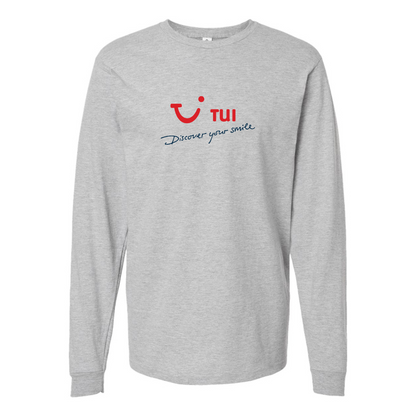 Men's tui Logo Cotton Long Sleeve T-Shirt