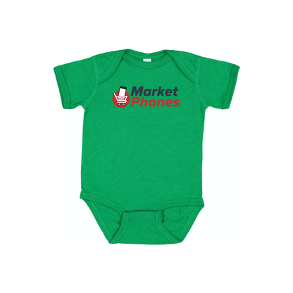 MarketPhones.com Logo Baby Onesie Romper