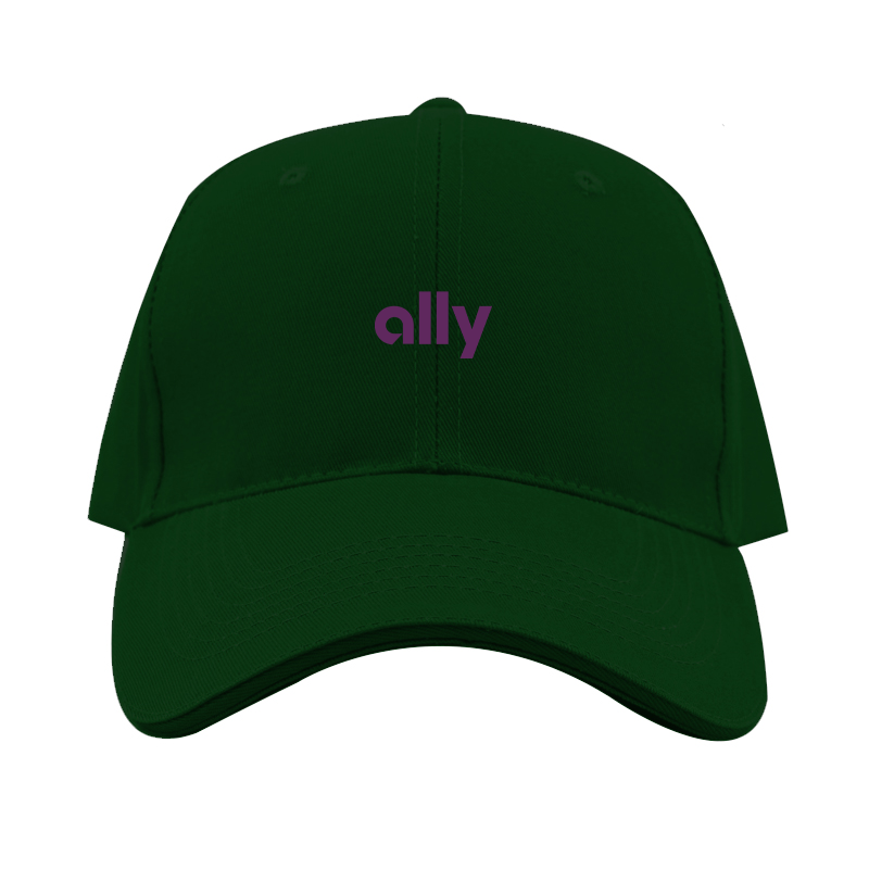 Ally Financial Logo  Dad Baseball Cap Hat