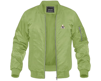 Men's Hansa Logo Lightweight Bomber Jacket Windbreaker Softshell Varsity Jacket Coat