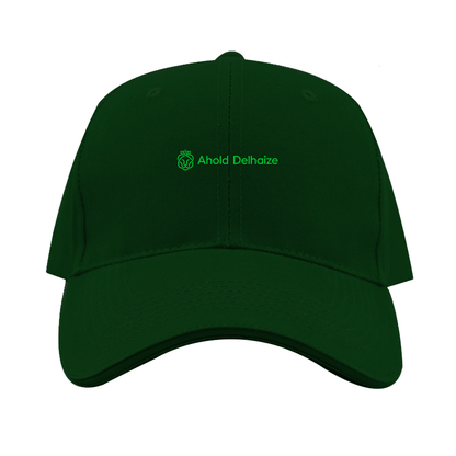 Ahold Delhaize Vertical Logo  Dad Baseball Cap Hat