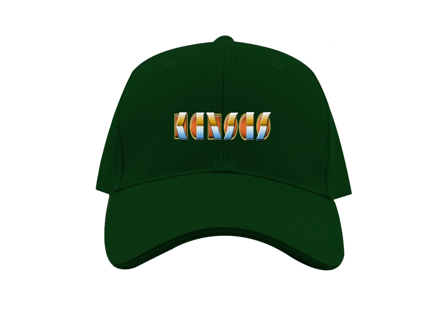 Kansas Logo Dad Baseball Cap Hat