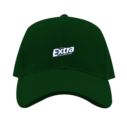 Extra Gum Logo  Dad Baseball Cap Hat