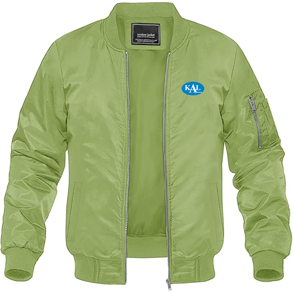 Men's  Kerala Automobiles Limited Logo Lightweight Bomber Jacket Windbreaker Softshell Varsity Jacket Coat
