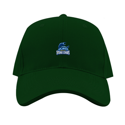 Charlotte Stone Crabs Logo  Dad Baseball Cap Hat