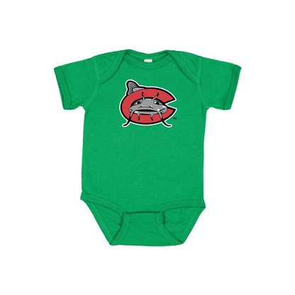 Carolina Mudcats Logo Baby Onesie Romper