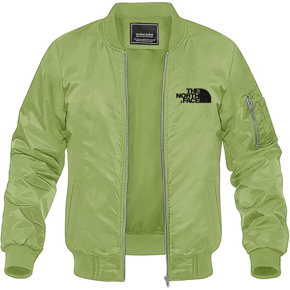 Men's The North Face Black Logo white Lightweight Bomber Jacket Windbreaker Softshell Varsity Jacket Coat