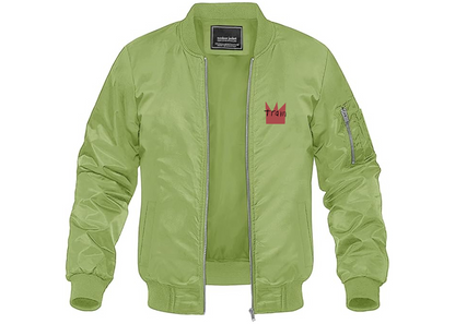 Men's Train Lightweight Bomber Jacket Windbreaker Softshell Varsity Jacket Coat