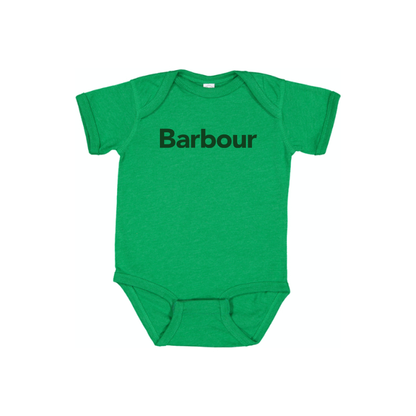 Barbour Logo Baby Onesie Romper