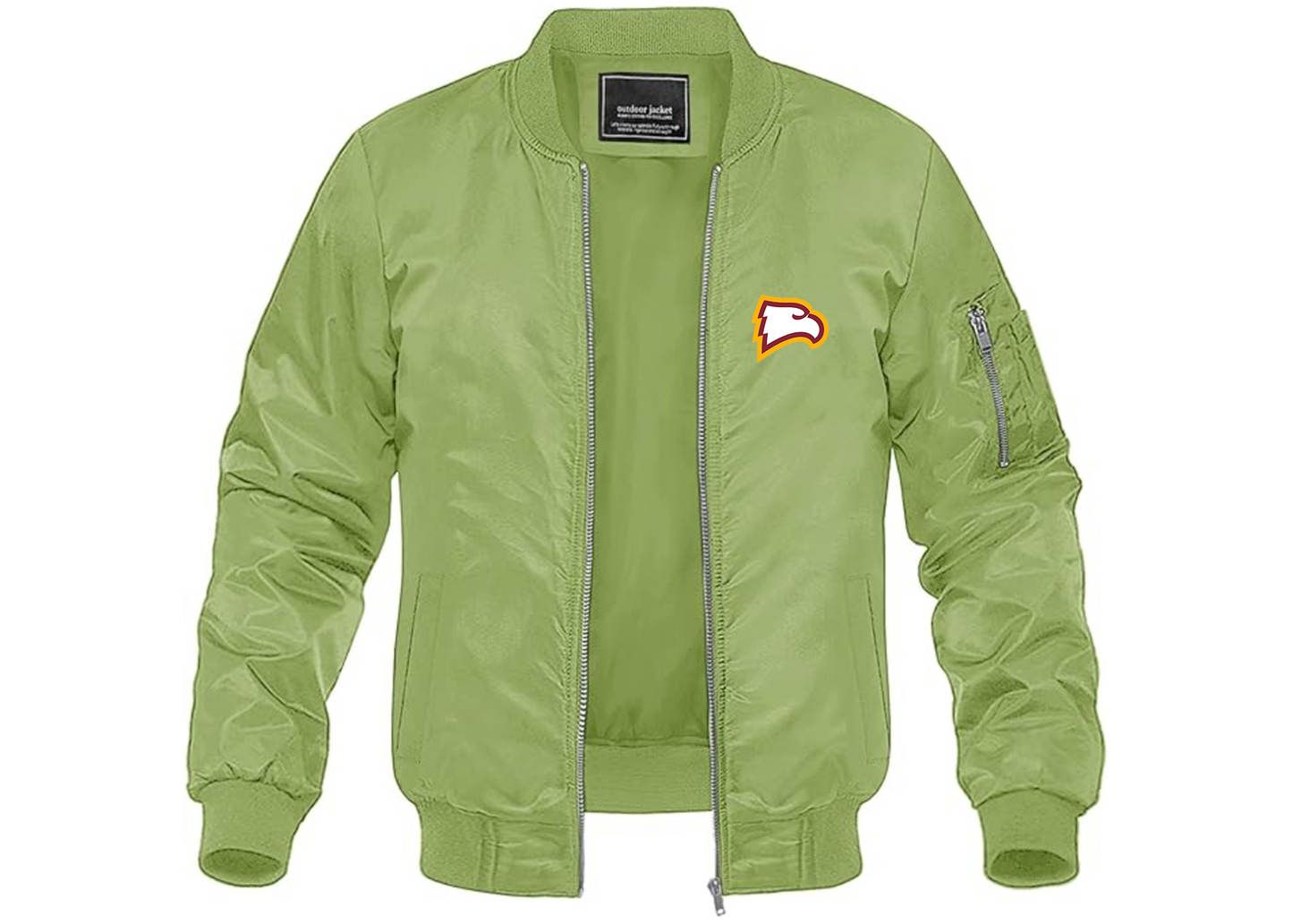 Men's Winthrop Eagles Lightweight Bomber Jacket Windbreaker Softshell Varsity Jacket Coat