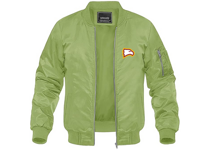Men's Winthrop Eagles Lightweight Bomber Jacket Windbreaker Softshell Varsity Jacket Coat